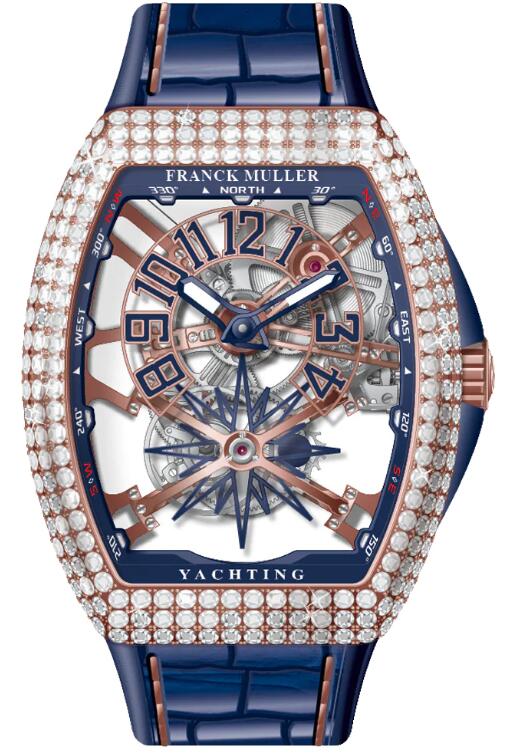 Review Franck Muller Vanguard Yachting Replica Watch V 45 T GR CS SQT YACHT NBR D (BL) (5N) BL.BLC RGE